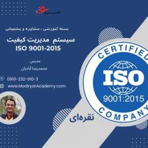 سیستم مدیریت کیفیت ISO 9001 با پشتیبانی نقره‌ای